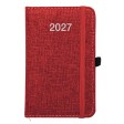 Agenda tascabile settimanale 2027, copertina rigida in PET riciclato con effetto mélange FullGadgets.com