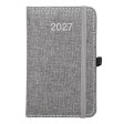 Agenda tascabile settimanale 2027, copertina rigida in PET riciclato con effetto mélange FullGadgets.com