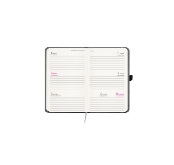 Agenda tascabile settimanale 2027, copertina rigida in PET riciclato con effetto mélange FullGadgets.com