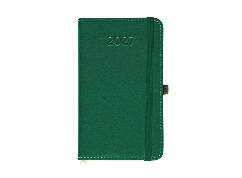 Agenda tascabile settimanale 2027, copertina rigida in PU termovirante con impuntura FullGadgets.com