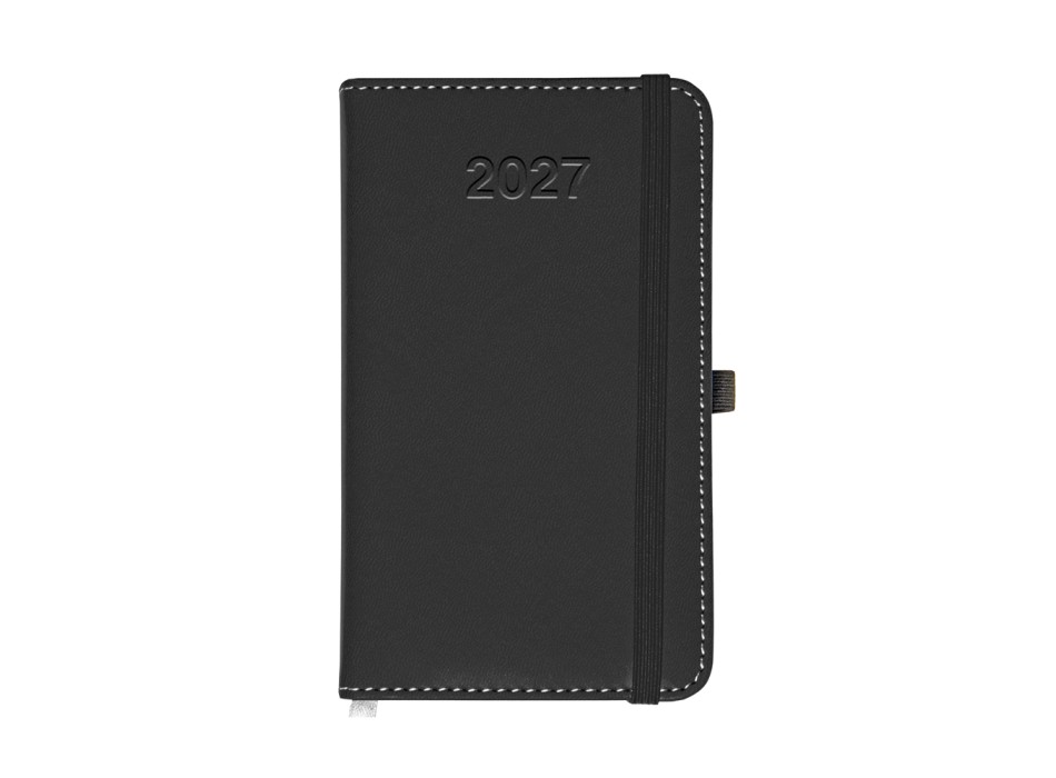 Agenda tascabile settimanale 2027, copertina rigida in PU termovirante con impuntura FullGadgets.com
