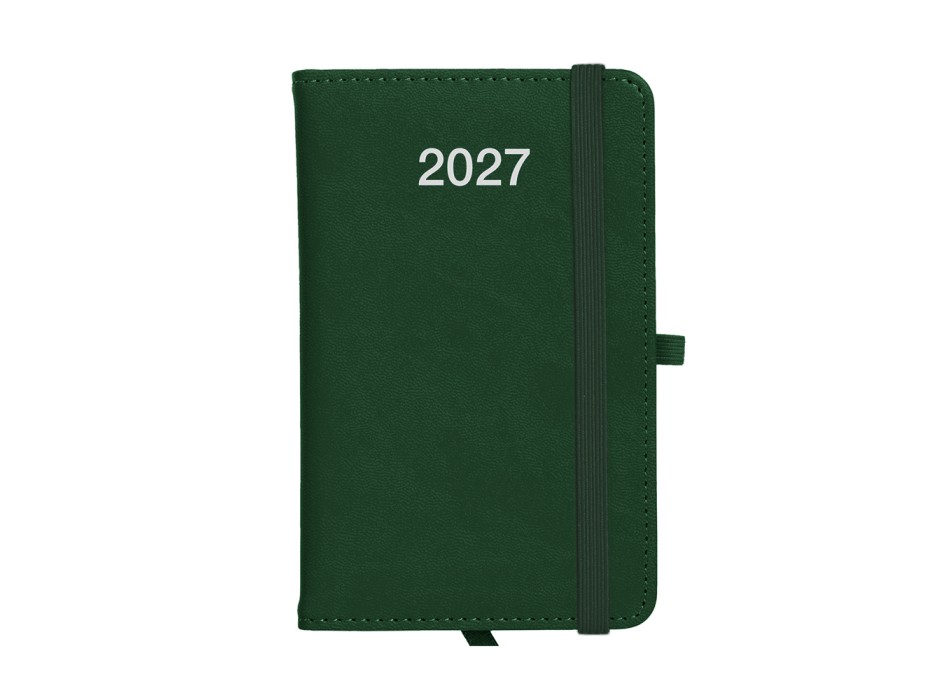 Agenda tascabile settimanale 2027, copertina rigida in PU termovirante con impuntura FullGadgets.com