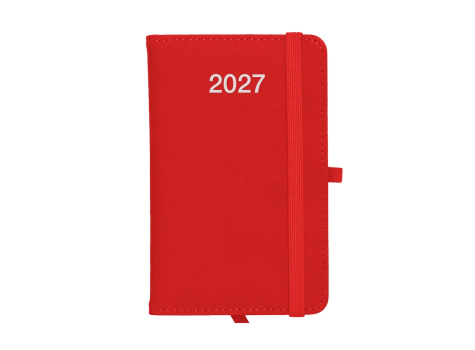 Agenda tascabile settimanale 2027, copertina rigida in PU termovirante con impuntura FullGadgets.com