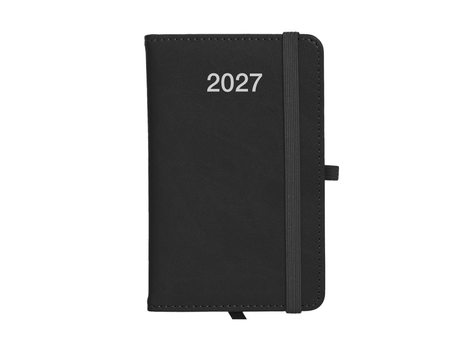 Agenda tascabile settimanale 2027, copertina rigida in PU termovirante con impuntura FullGadgets.com