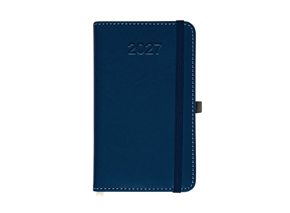 Agenda tascabile settimanale 2027, copertina rigida in PU termovirante con impuntura FullGadgets.com