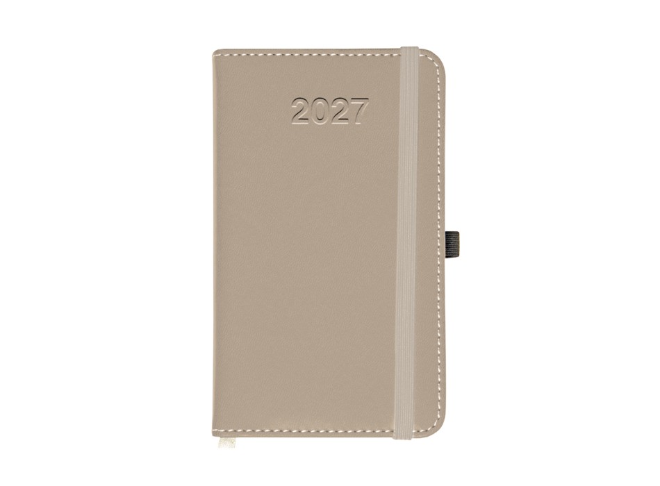 Agenda tascabile settimanale 2027, copertina rigida in PU termovirante con impuntura FullGadgets.com