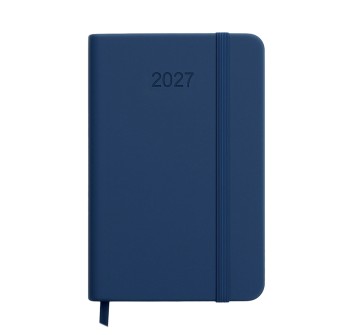 Agenda tascabile settimanale 2027. Copertina rigida in termo PU e bordo pagine colorato FullGadgets.com