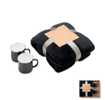 AGRADABLE - Coperta in pile e set 2 tazze FullGadgets.com