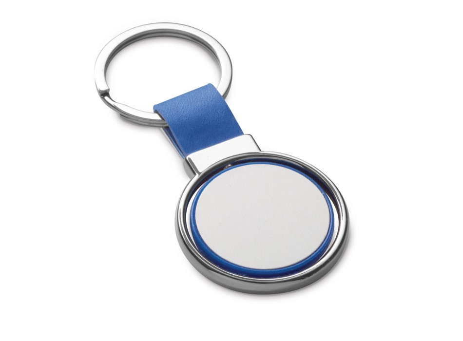 ALBRIGHT. Portachiavi in ​​metallo e PU, con possibilità di personalizzazione doming FullGadgets.com