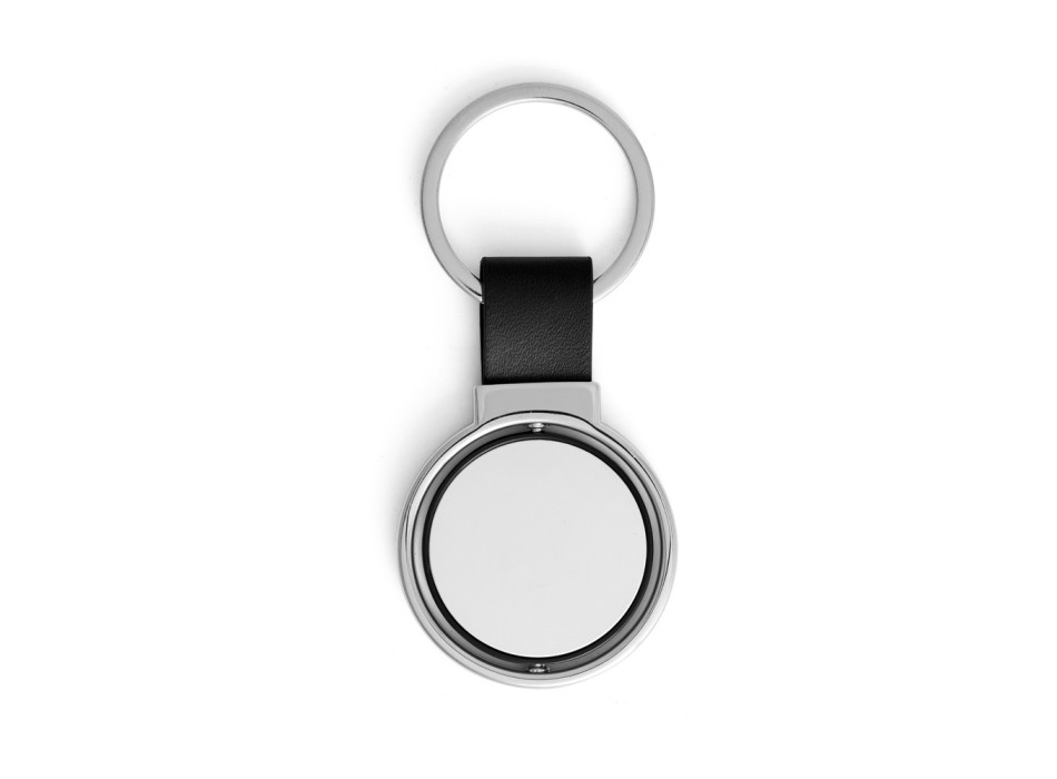 ALBRIGHT. Portachiavi in ​​metallo e PU, con possibilità di personalizzazione doming FullGadgets.com