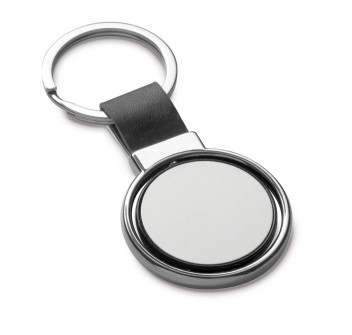ALBRIGHT. Portachiavi in ​​metallo e PU, con possibilità di personalizzazione doming FullGadgets.com