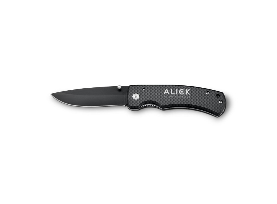 ALICK. Coltellino tascabile in alluminio rivestito in fibra di carbonio FullGadgets.com