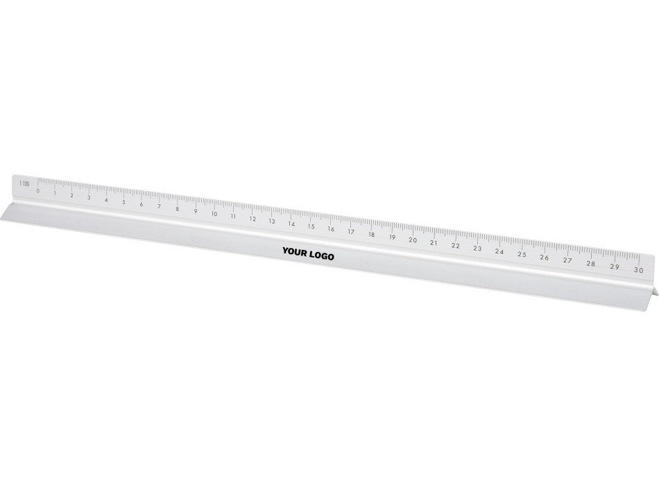 Aluminium 30 cm triangle-shaped ruler Tavi FullGadgets.com