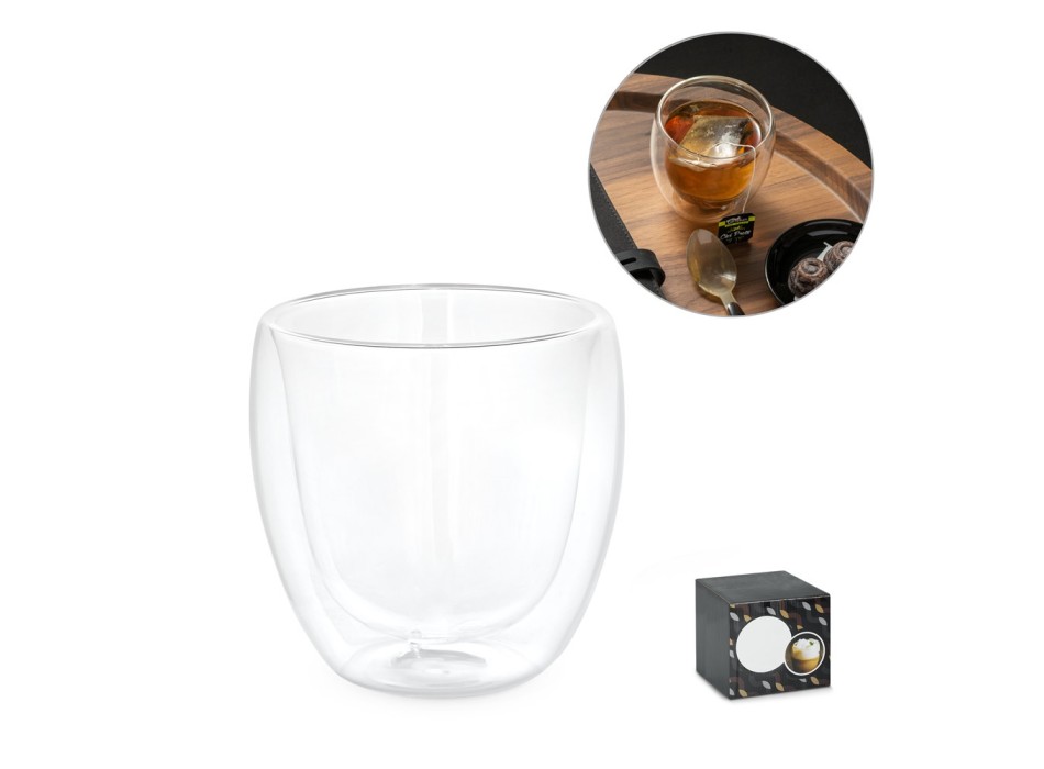 AMERICANO. Bicchiere in vetro borosilicato in vetro 220 mL FullGadgets.com