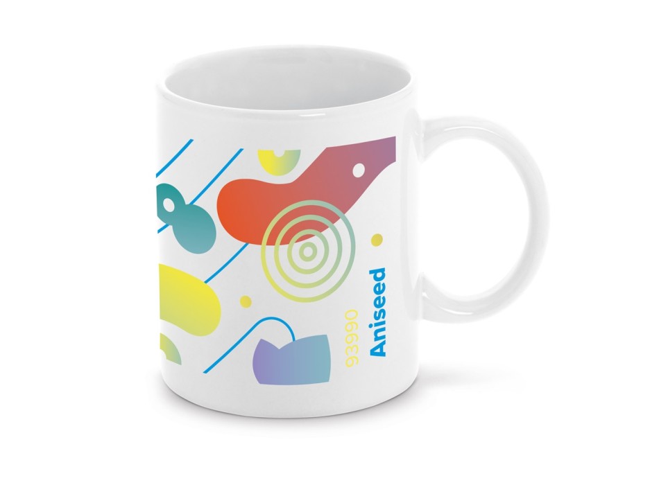 ANISEED. Tazza in ceramica ideale per la sublimazione da 350 mL FullGadgets.com