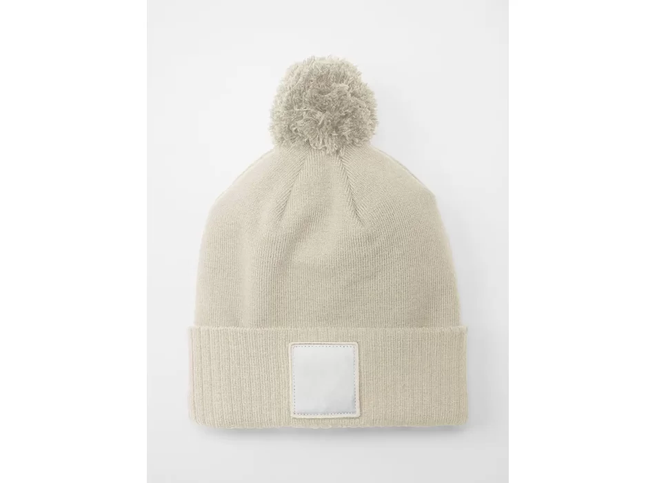 Appliqué Patch Pom Beanie FullGadgets.com