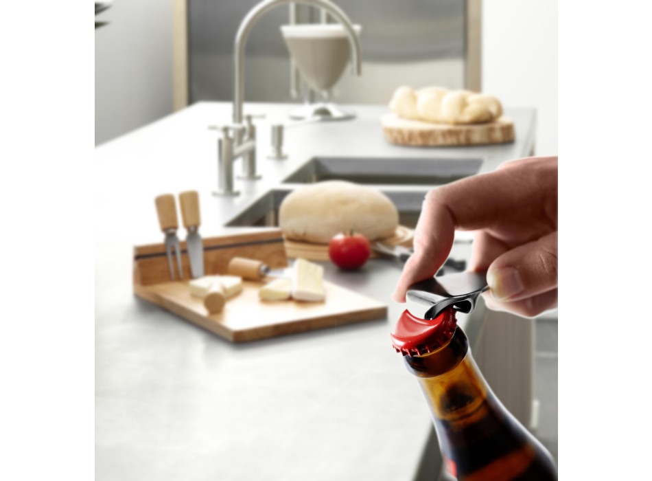 Apribottiglia-portachiavi in metallo Alma FullGadgets.com