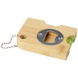 Apribottiglie in bambù con livella Levo  FullGadgets.com