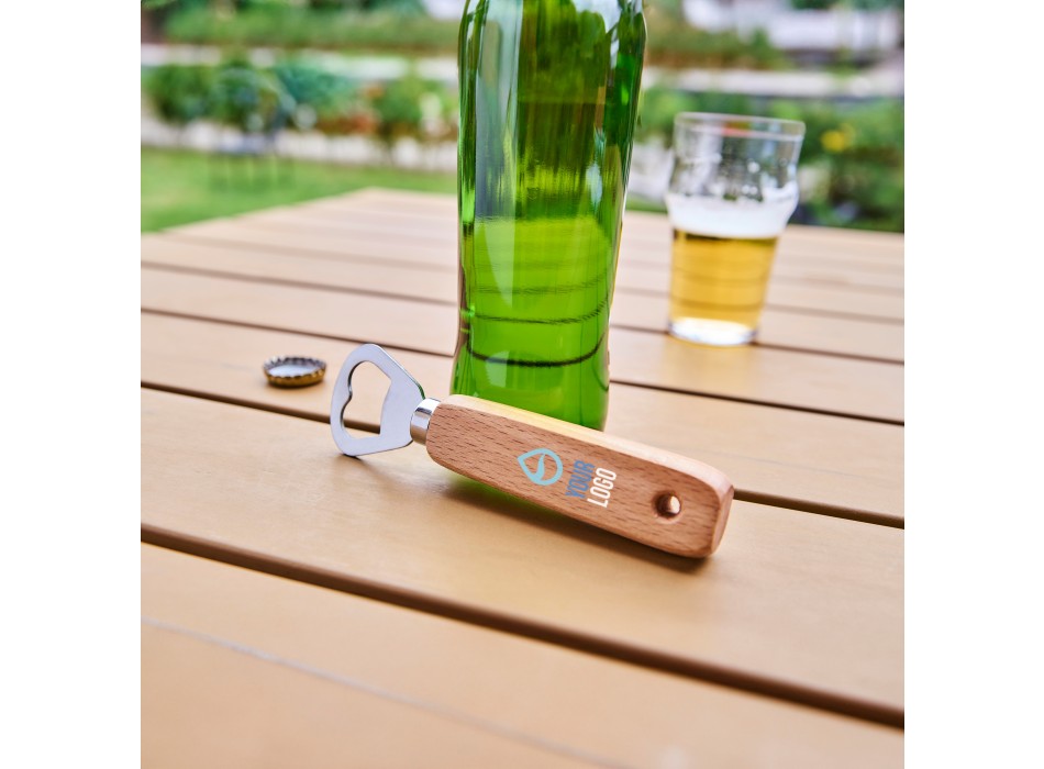 Apribottiglie in legno Travis FullGadgets.com