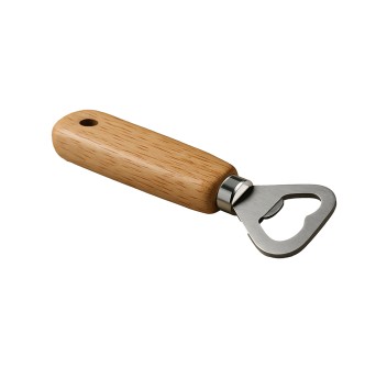 Apribottiglie in metallo e legno FullGadgets.com