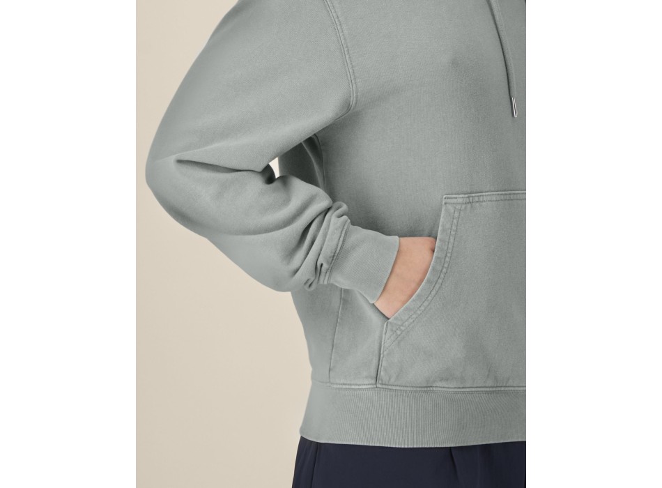 Archer Vintage - La felpa con cappuccio unisex garment dyed dalla vestibilità media FullGadgets.com