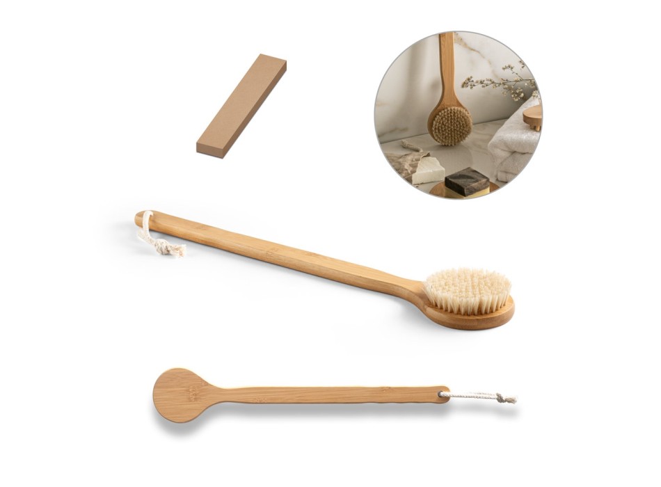 ARKIN. Spazzola da bagno con corpo in bambù FullGadgets.com
