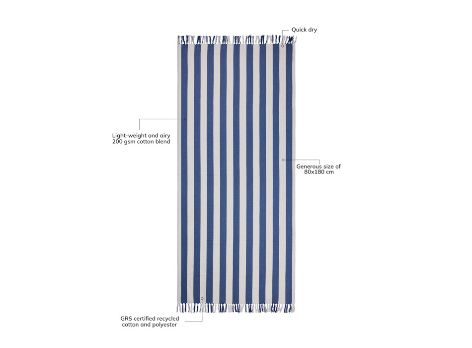 Asciugamano da hamam VINGA Ornos GRS FullGadgets.com