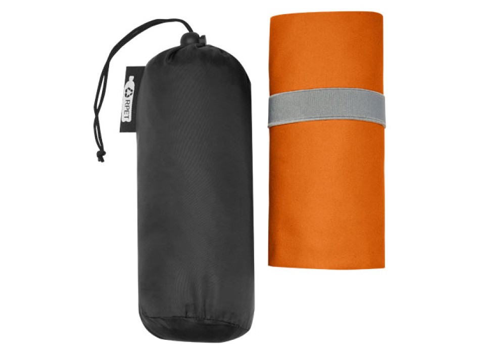 Asciugamano Pieter ultra leggero e ad asciugatura rapida in PET riciclato 130 x 80 cm FullGadgets.com