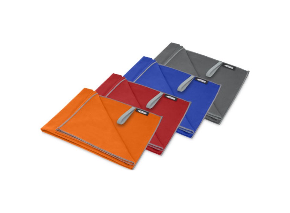 Asciugamano Pieter ultra leggero e ad asciugatura rapida in PET riciclato 130 x 80 cm FullGadgets.com