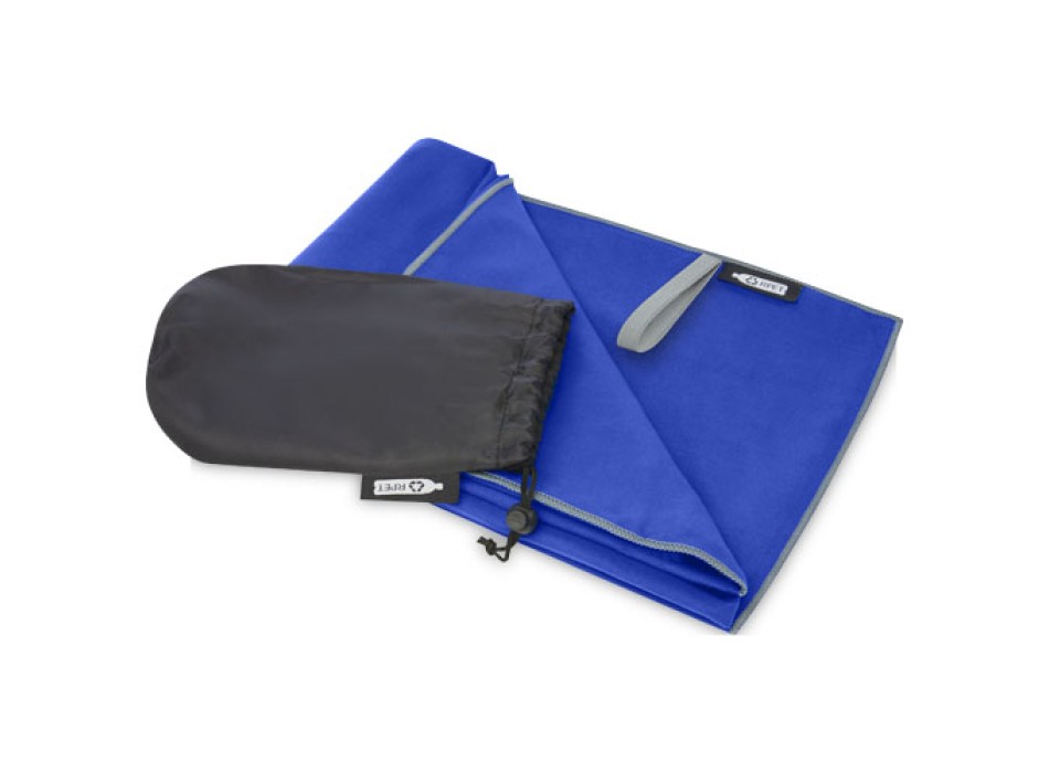 Asciugamano Pieter ultra leggero e ad asciugatura rapida in PET riciclato 130 x 80 cm FullGadgets.com