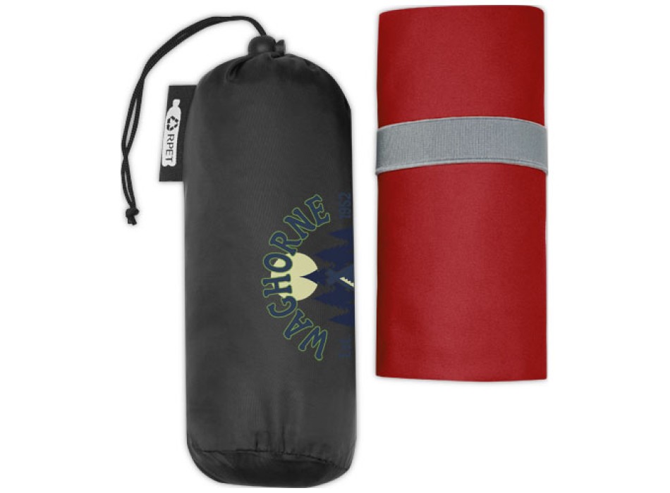 Asciugamano Pieter ultra leggero e ad asciugatura rapida in PET riciclato 130 x 80 cm FullGadgets.com