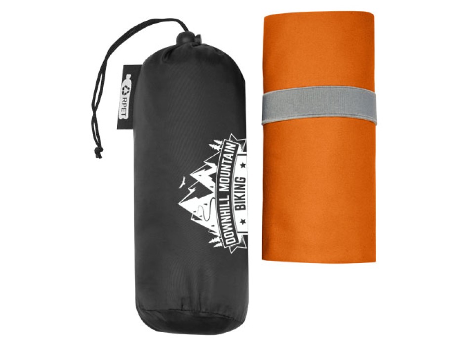 Asciugamano Pieter ultra leggero e ad asciugatura rapida in PET riciclato 130 x 80 cm FullGadgets.com