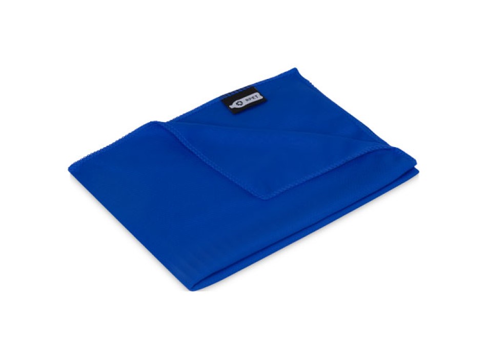 Asciugamano sportivo Raquel di raffreddamento in PET riciclato con pouch 80 x 30 cm FullGadgets.com