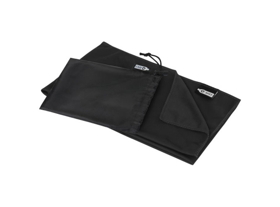 Asciugamano sportivo Raquel di raffreddamento in PET riciclato con pouch 80 x 30 cm FullGadgets.com