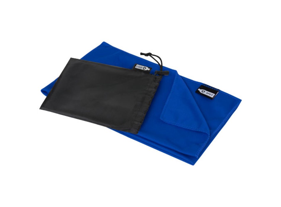 Asciugamano sportivo Raquel di raffreddamento in PET riciclato con pouch 80 x 30 cm FullGadgets.com