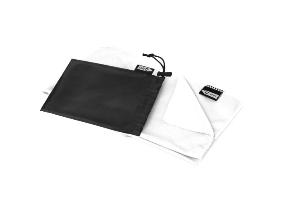 Asciugamano sportivo Raquel di raffreddamento in PET riciclato con pouch 80 x 30 cm FullGadgets.com