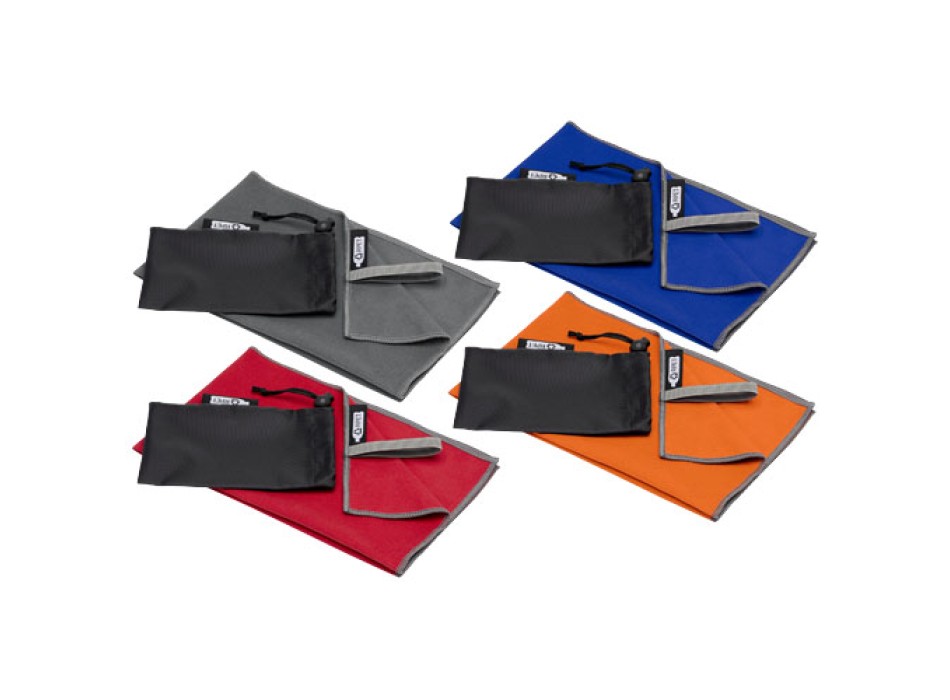 Asciugamano ultraleggero ad asciugatura rapida certificato GRS 30 x 50 cm Pieter FullGadgets.com