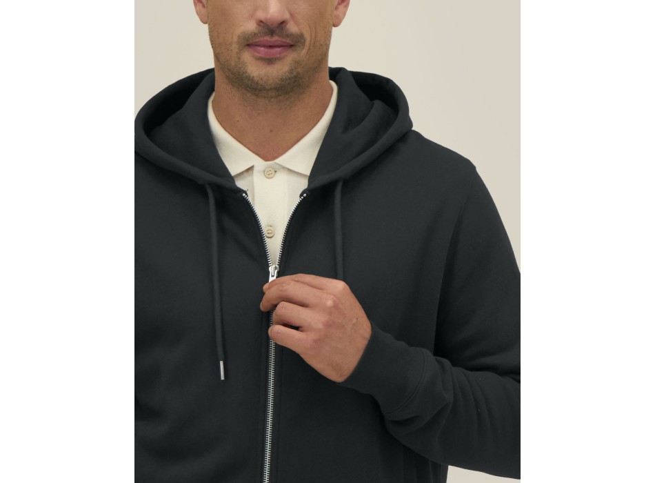 Astor - La felpa con cappuccio con zip in cotone TENCEL™ Modal unisex FullGadgets.com