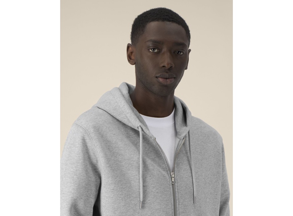 Astor - La felpa con cappuccio con zip in cotone TENCEL™ Modal unisex FullGadgets.com