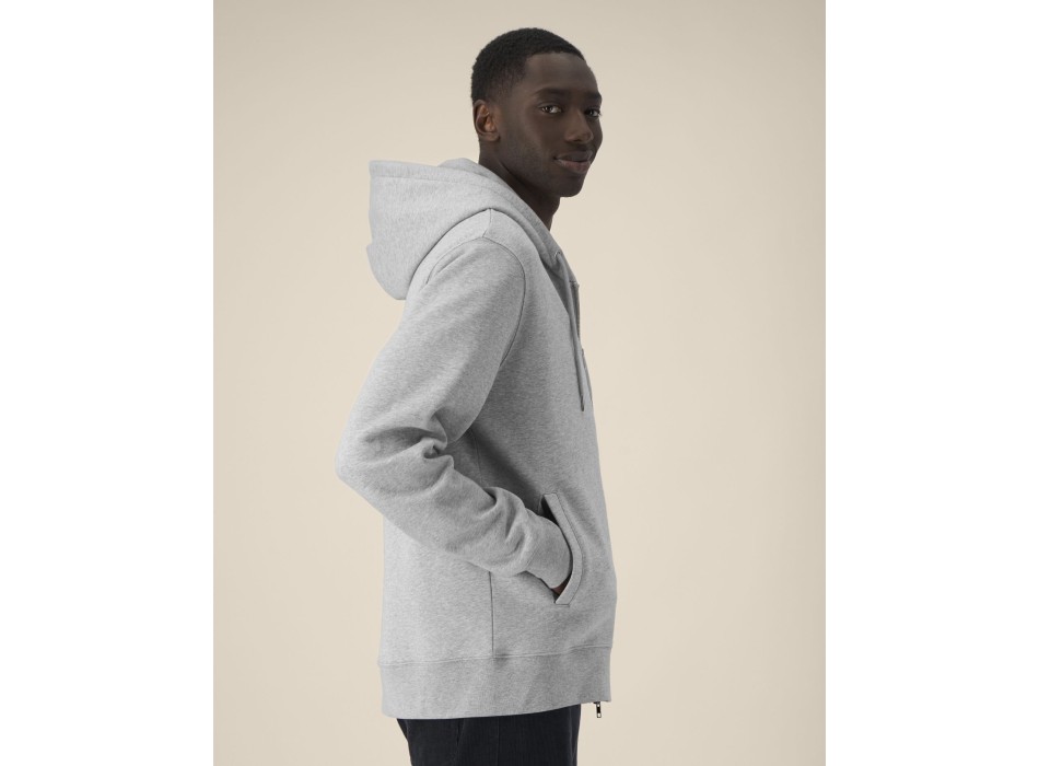 Astor - La felpa con cappuccio con zip in cotone TENCEL™ Modal unisex FullGadgets.com