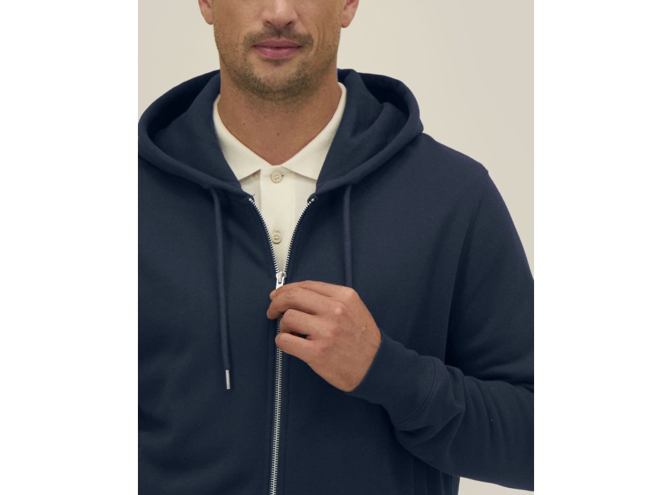 Astor - La felpa con cappuccio con zip in cotone TENCEL™ Modal unisex FullGadgets.com