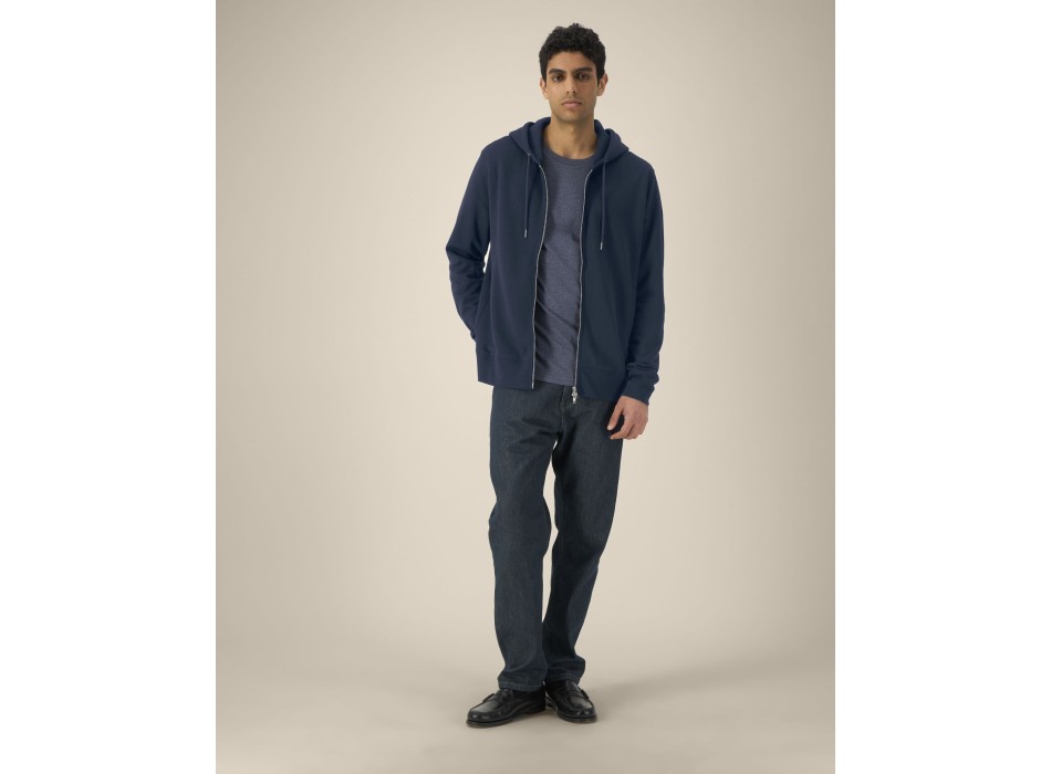 Astor - La felpa con cappuccio con zip in cotone TENCEL™ Modal unisex FullGadgets.com