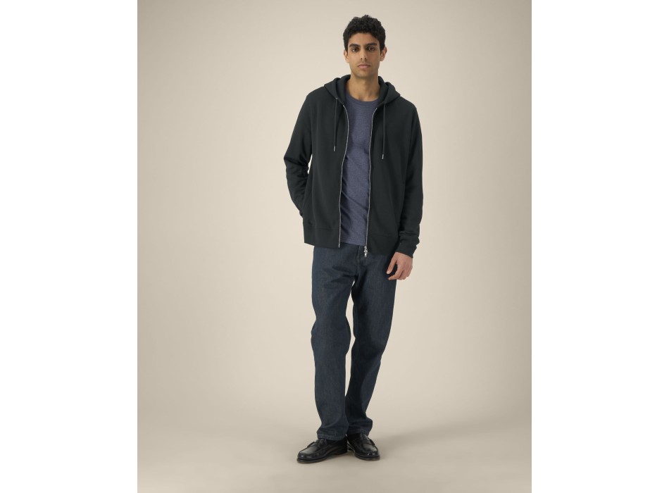 Astor - La felpa con cappuccio con zip in cotone TENCEL™ Modal unisex FullGadgets.com
