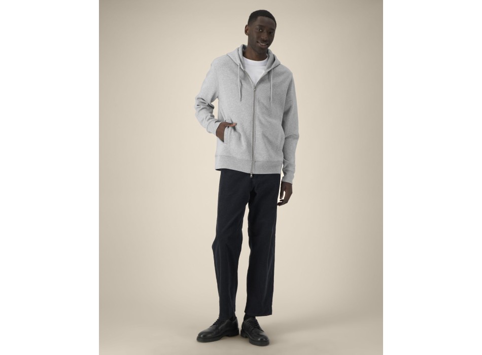 Astor - La felpa con cappuccio con zip in cotone TENCEL™ Modal unisex FullGadgets.com