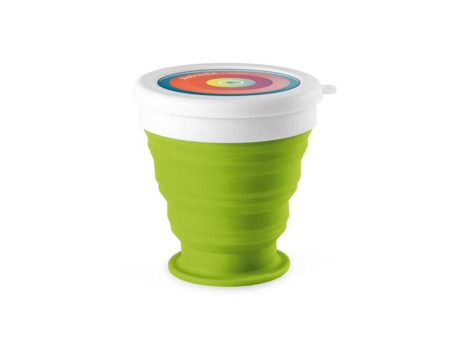 ASTRADA. Bicchiere da viaggio pieghevole in silicone e PP 250 mL FullGadgets.com