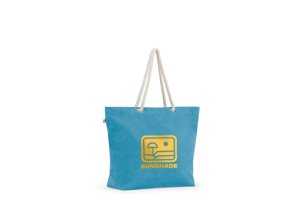 ATHENS. Borsa da spiaggia in cotone riciclato (70%) e poliestere riciclato (30%) (220 g/m²) FullGadgets.com