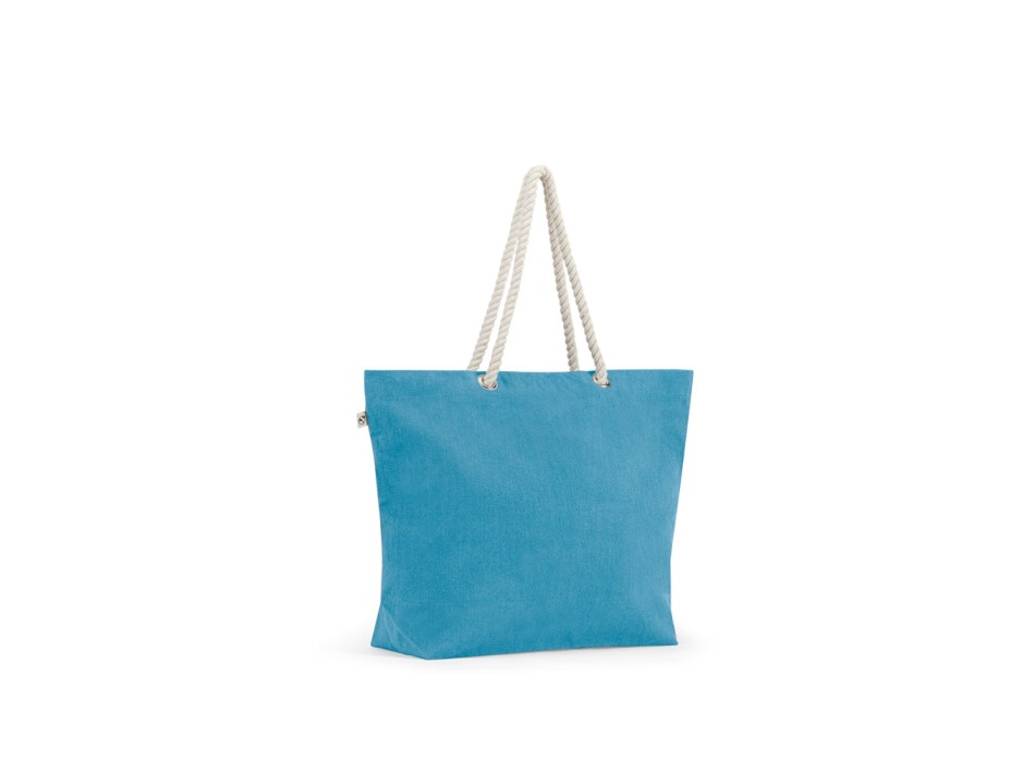 ATHENS. Borsa da spiaggia in cotone riciclato (70%) e poliestere riciclato (30%) (220 g/m²) FullGadgets.com