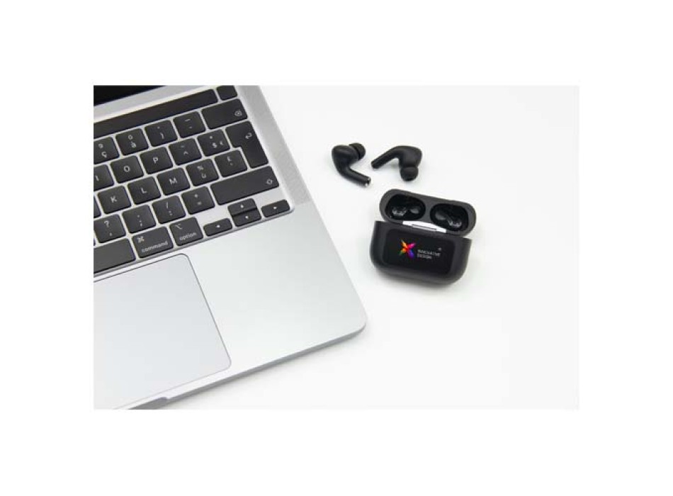 Auricolari ANC con custodia di ricarica e touchscreen interattivo SCX.design E26 FullGadgets.com