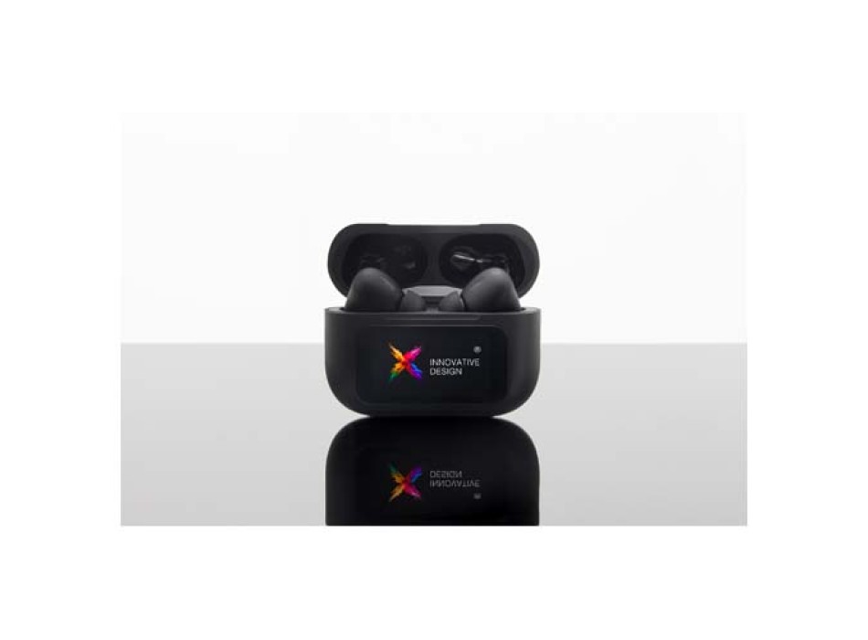 Auricolari ANC con custodia di ricarica e touchscreen interattivo SCX.design E26 FullGadgets.com