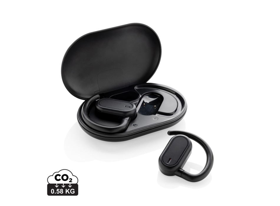 Auricolari Fitsound TWS open ear in plastica riciclata RCS FullGadgets.com